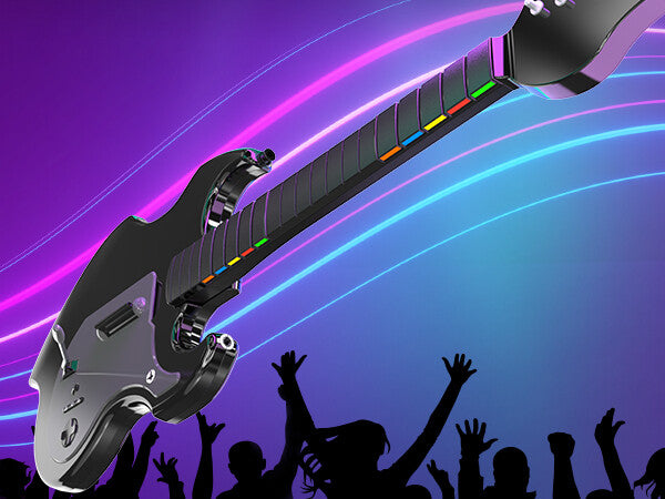 PDP Riffmaster Black, Grey Guitar Analogue / Digital PC, Xbox One, Xbox Series S, Xbox Series X