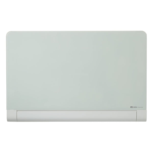 Nobo Impression Pro Glass Magnetic Whiteboard concealed pen tray 57" 126x71cm