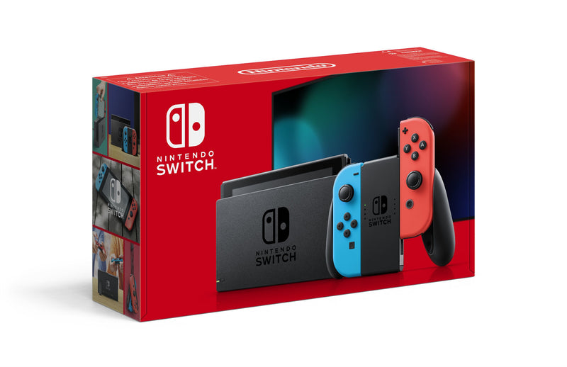 Nintendo Switch - Neon Red and Blue
