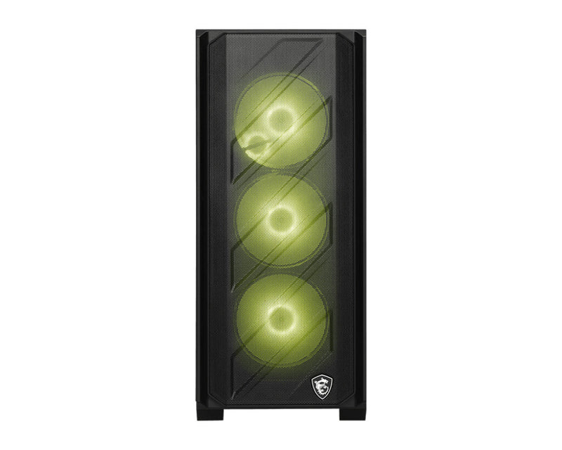 MSI MAG FORGE 330R AIRFLOW computer case Midi Tower Black, Transparent