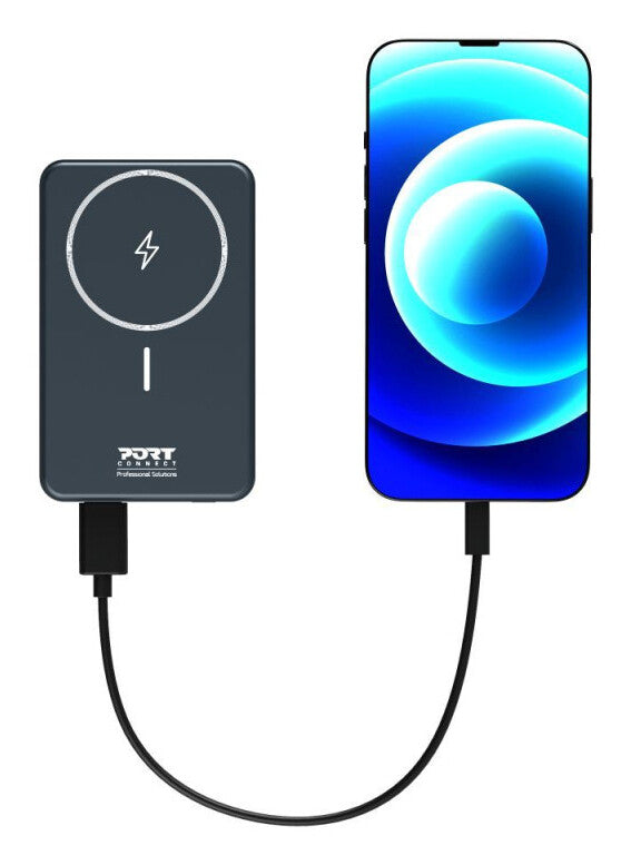 Port Designs 907005 power bank Lithium Polymer (LiPo) 10000 mAh Wireless charging Black - image 7