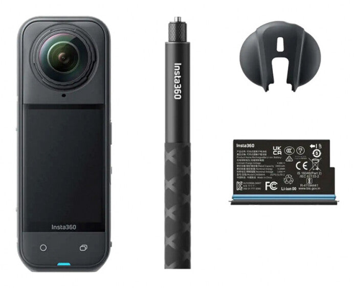 Insta360 X5 Starter Bundle action sports camera 72 MP 8K Ultra HD 25.4 / 1.28 mm (1 / 1.28") Wi-Fi 200 g
