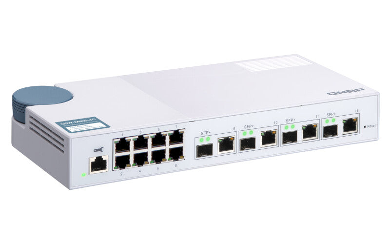 QNAP QSW-M408-4C network switch Managed L2 Gigabit Ethernet (10/100/1000) White - image 4