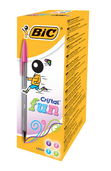 BIC Cristal Fun Violet Stick ballpoint pen 20