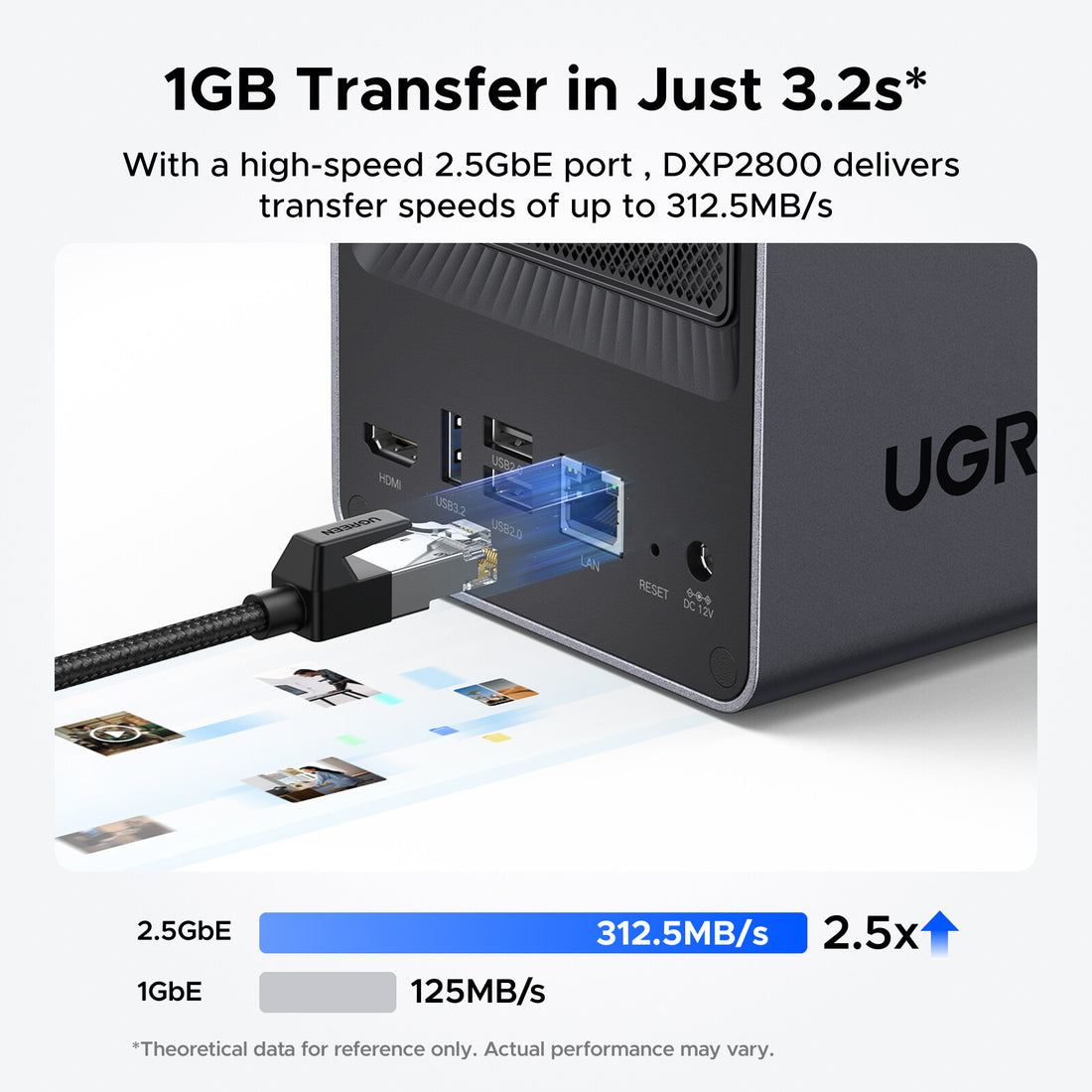 Ugreen NASync DXP2800 NAS Desktop Intel N N100 8 GB DDR5 0 TB UGOS Pro Aluminium - image 8