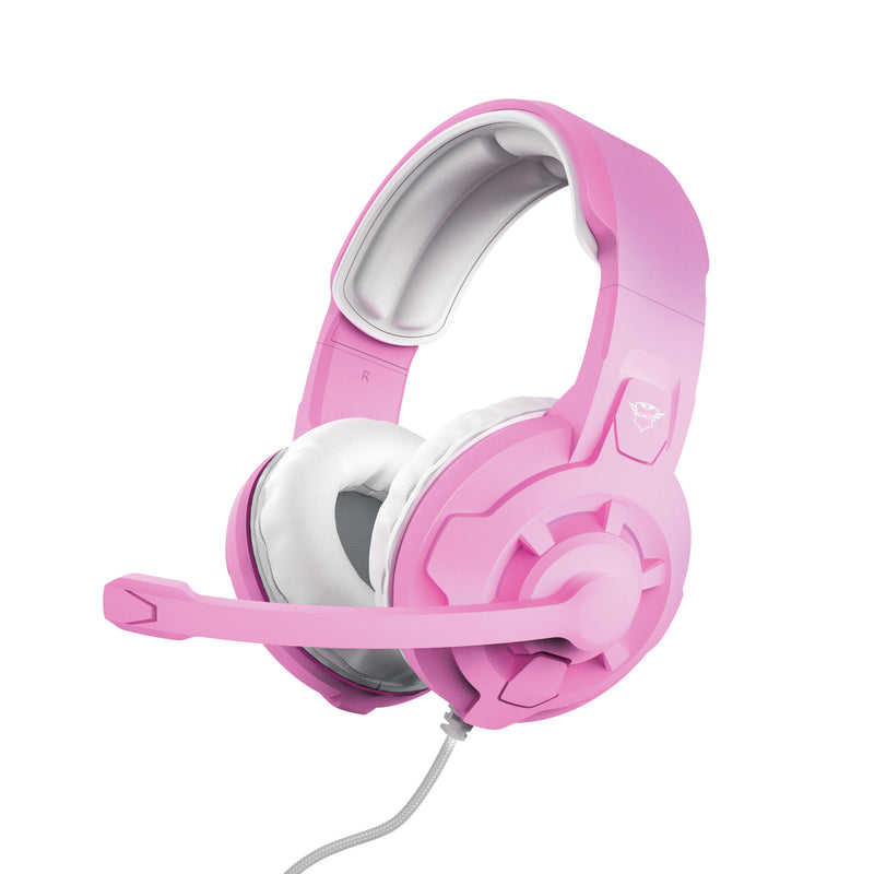 Trust GXT 411P Radius Headset Wired Head-band Gaming Pink, White