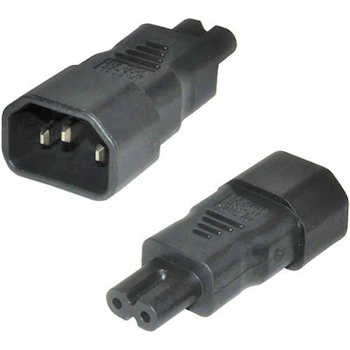 Cablenet IEC Male C14 - Figure of 8 C7 Power Adaptor | Back to the Office