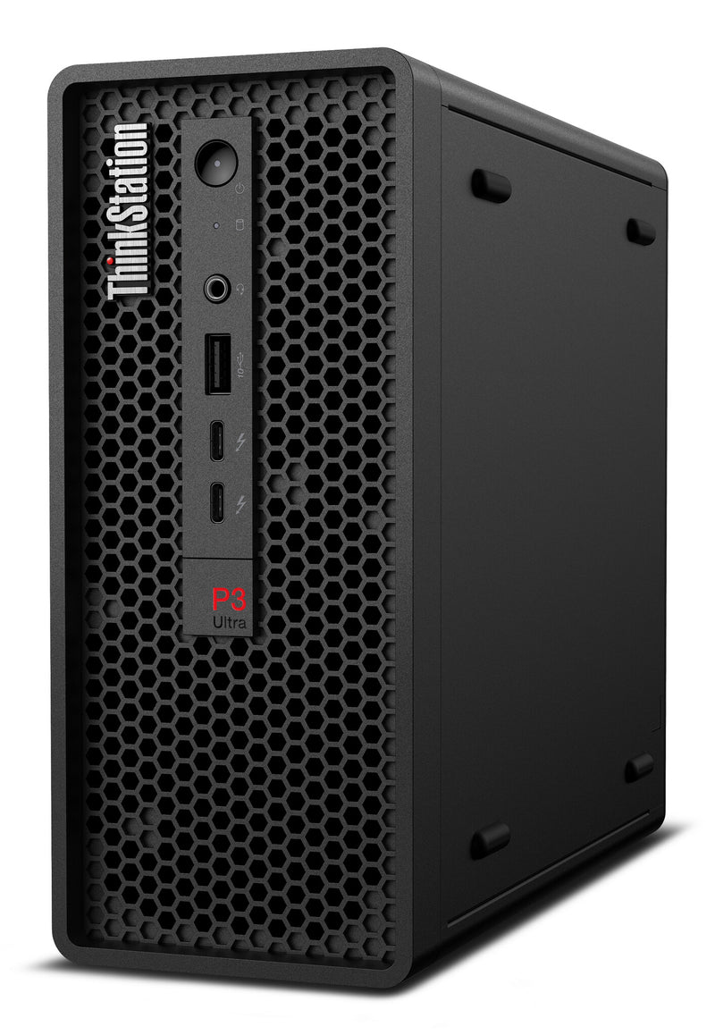 Lenovo ThinkStation P3 Ultra Intel® Core™ i7 i7-13700 16 GB DDR5-SDRAM 512 GB SSD NVIDIA T1000 Windows 11 Pro Tower Workstation Black