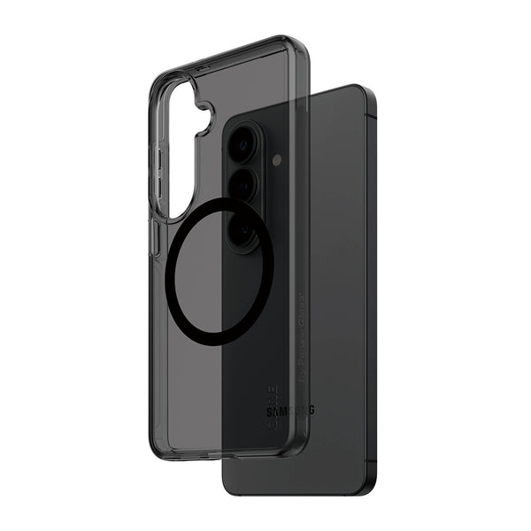 PanzerGlass CARE™ by ® Smokey Case w. Black Qi Samsung Galaxy S26