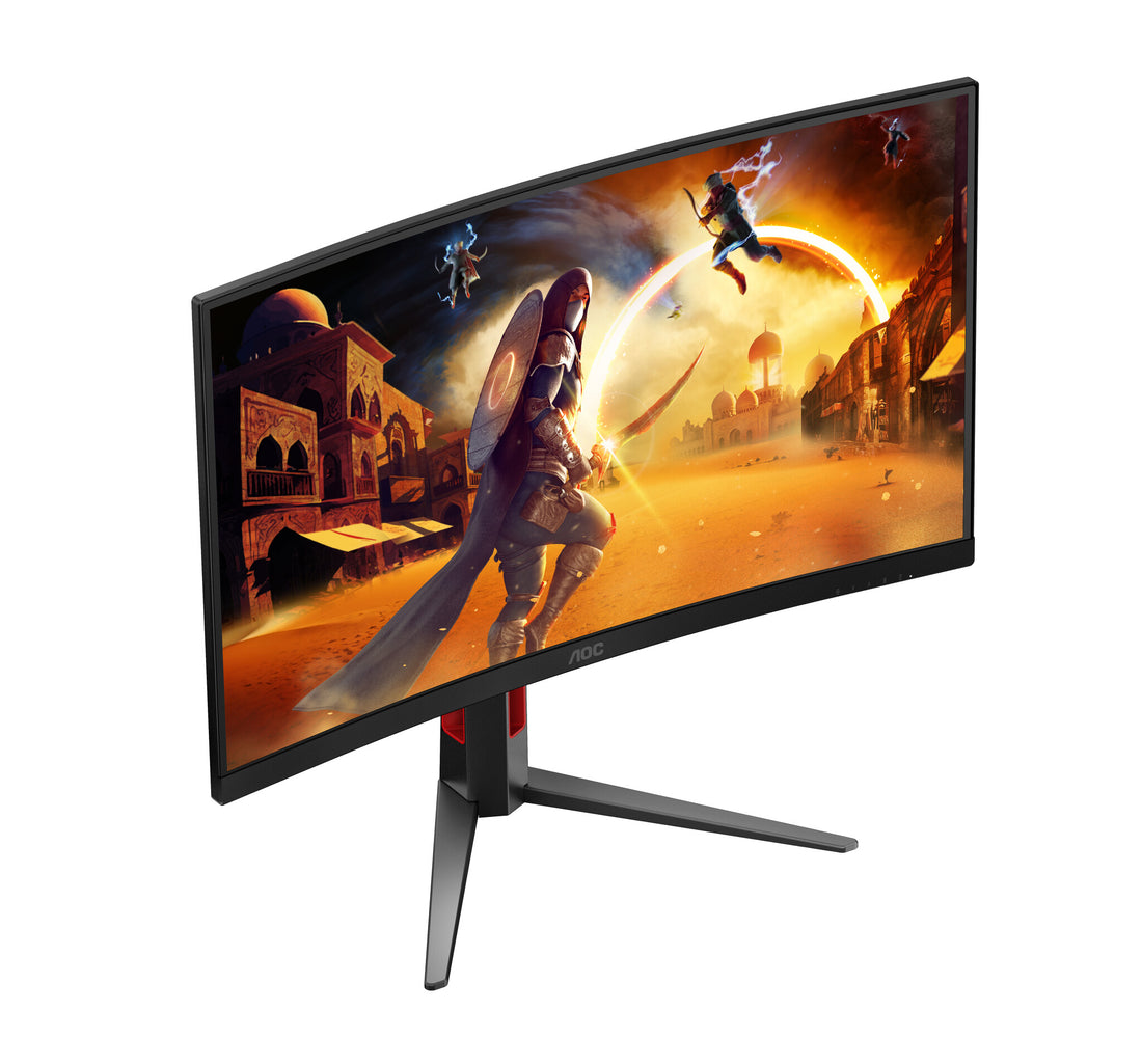 AOC G4 CQ27G4Z2P computer monitor 27" 2560 x 1440 pixels Quad HD LCD Black, Red - image 10