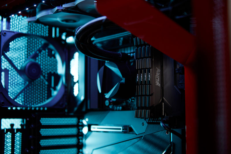 Kingston Technology FURY 128GB 3200MT/s DDR4 CL16 DIMM (Kit of 4) Renegade Black