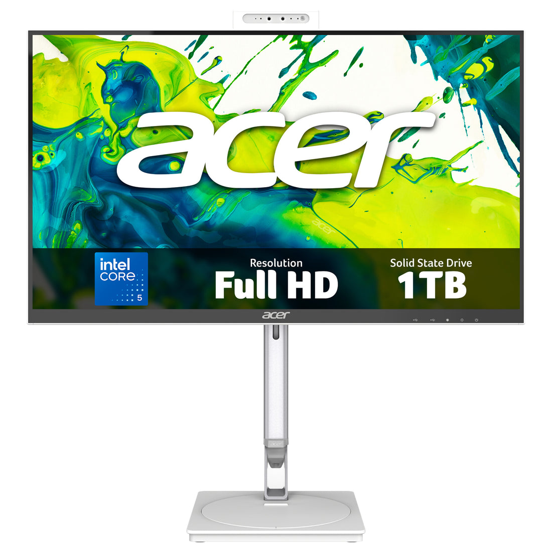 Acer Aspire C24D – 23.8" Full HD (1920×1080), Intel Core 5 320, 16GB LPDDR5, Windows 11 All-in-One Desktop - image 2