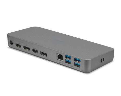 Acer USB Type-C D501 Docking Station with ChromeOS support, Silver - HDMI, DP, Gig-E, USB 3.2 Gen 1 Type-A, USB 3.2 Gen 2 Type-C