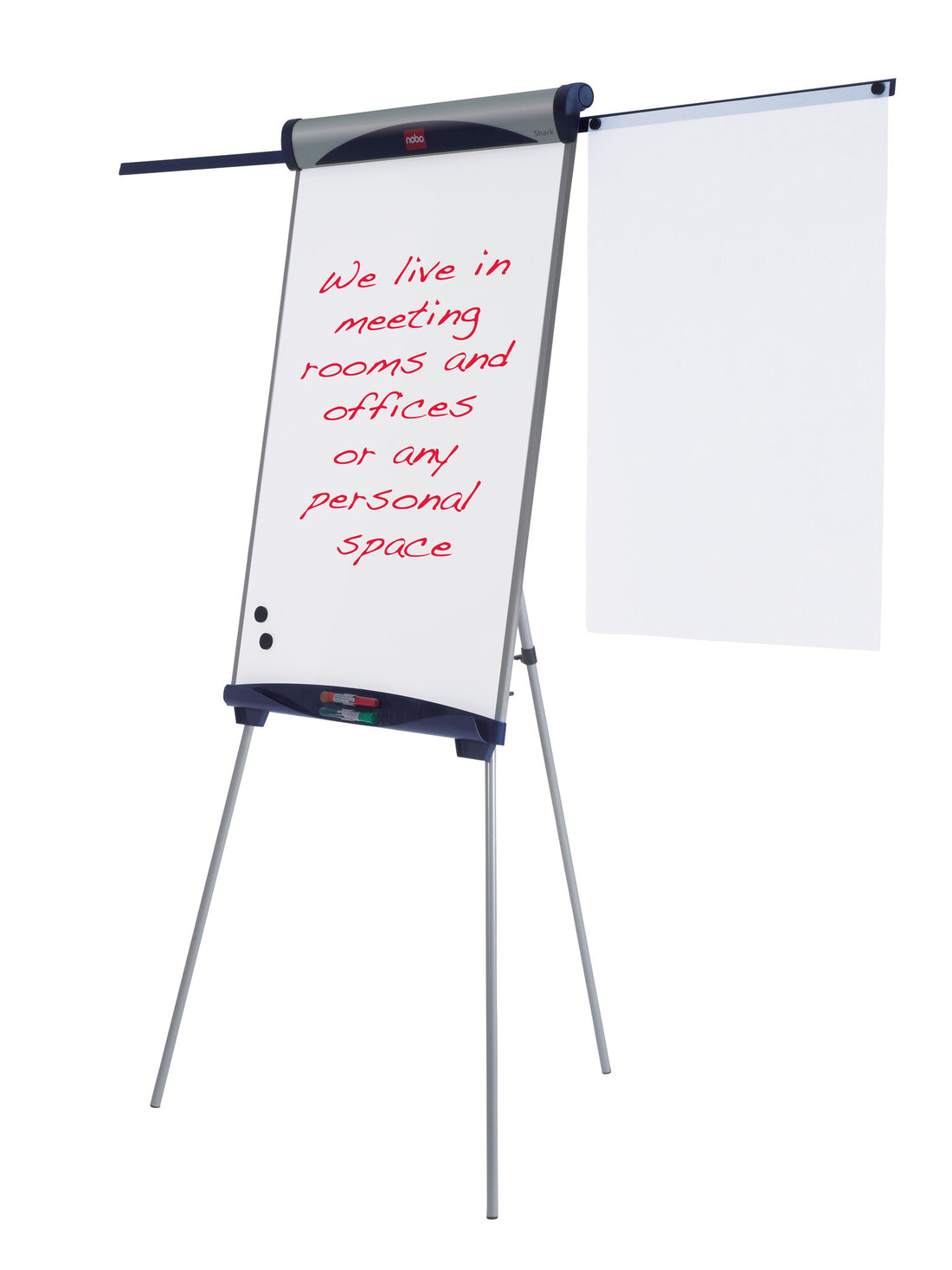 Nobo Impression Pro Tripod Steel Magnetic Whiteboard Easel with Extended Display Arms - image 2