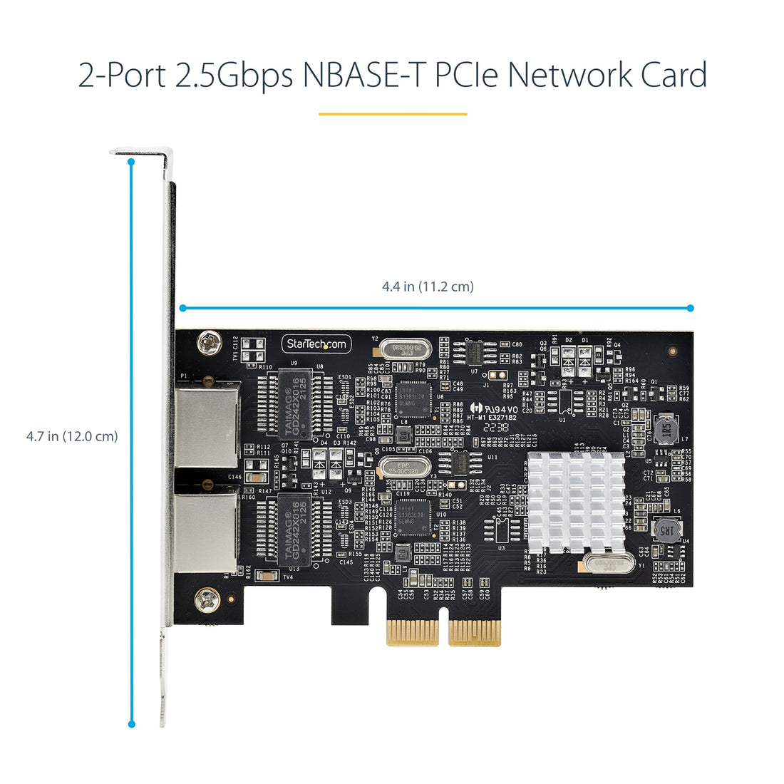 StarTech.com 2-Port 2.5Gbps NBASE-T PCIe Network Card, Intel I225-V, Dual-Port Computer Network Card - image 11