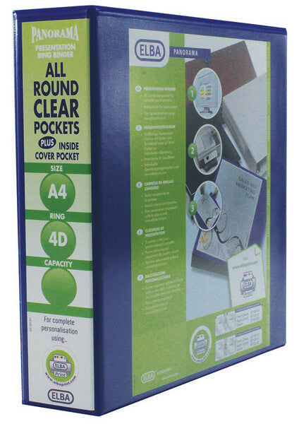 Elba 400008675 ring binder A4 Blue