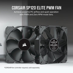Corsair SP120 ELITE Computer case Fan 12 cm Black 1 pc(s)