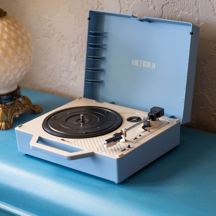 Victrola Re-Spin Belt-drive audio turntable Blue
