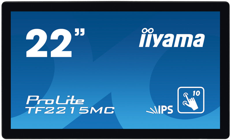 iiyama ProLite TF2215MC-B2 computer monitor 54.6 cm (21.5") 1920 x 1080 pixels Full HD LED Touchscreen Multi-user Black