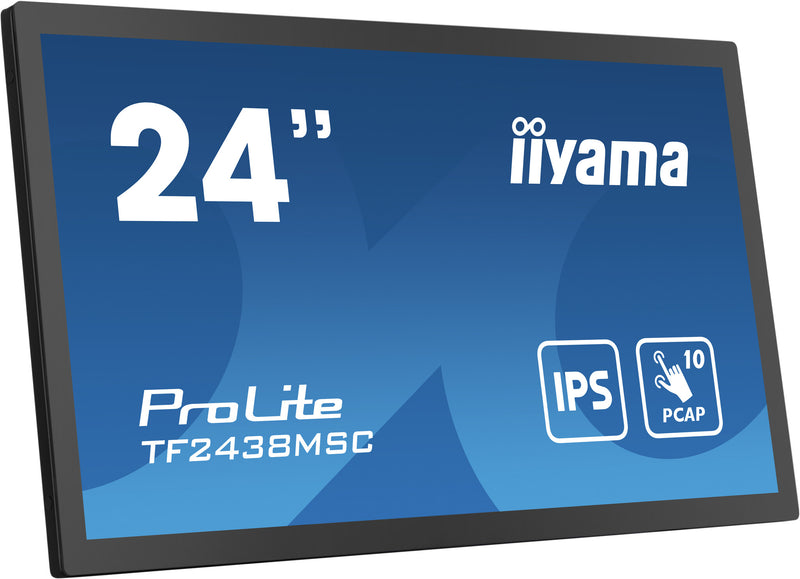 iiyama TF2438MSC-B1 computer monitor 60.5 cm (23.8") 1920 x 1080 pixels Full HD LED Touchscreen Black