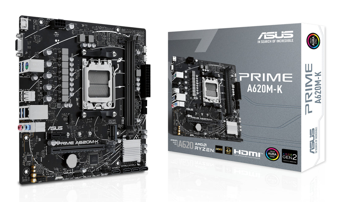 ASUS PRIME A620M-K AMD A620 Socket AM5 micro ATX