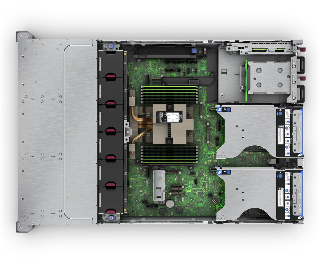 HPE ProLiant DL345 Gen11 9115 2.6GHz 16c 1P 2x32GB-R 8SFF MR416i-p NC BCM5719 2x1000W PS EU Server - image 3