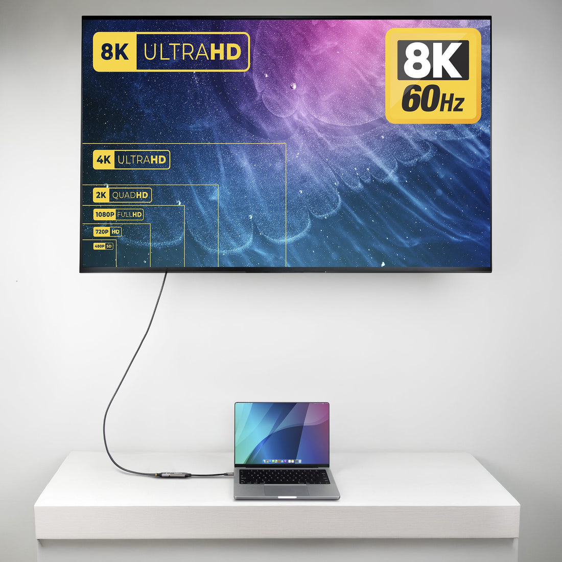 StarTech.com USB-C to HDMI Adapter, 8K 60Hz / 4K 120Hz, Thunderbolt / USB4 Compatible, USB C to HDMI 2.1 - image 4