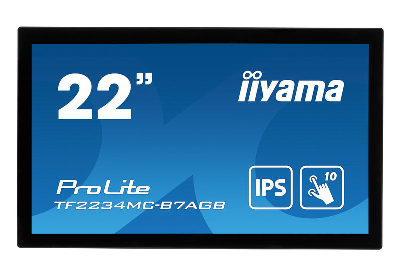 iiyama ProLite TF2234MC-B7AGB computer monitor 54.6 cm (21.5") 1920 x 1080 pixels Full HD LED Touchscreen Multi-user Black