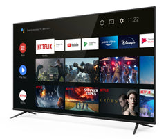 TCL 75P615K 75 inch Television, 4K Ultra HD, Smart TV Powered by Android 9.0