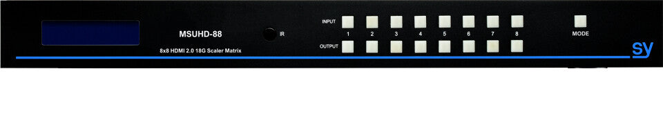 SY Electronics SY-MSUHD-88 matrix switcher Scaling matrix switcher Built-in display