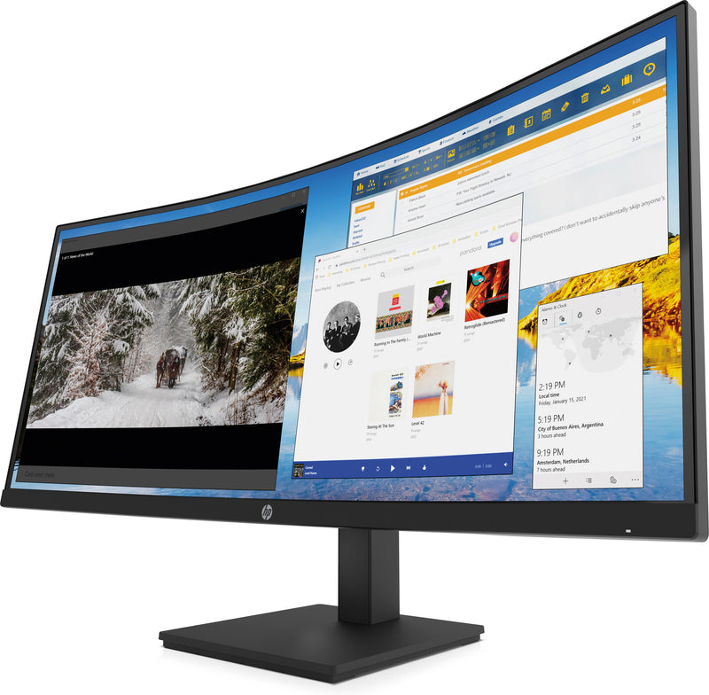 HP M34d WQHD Curved Monitor