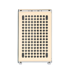 Cooler Master QUBE 500 Flatpack Macaron Edition Midi Tower Cream, Mint colour, Pink