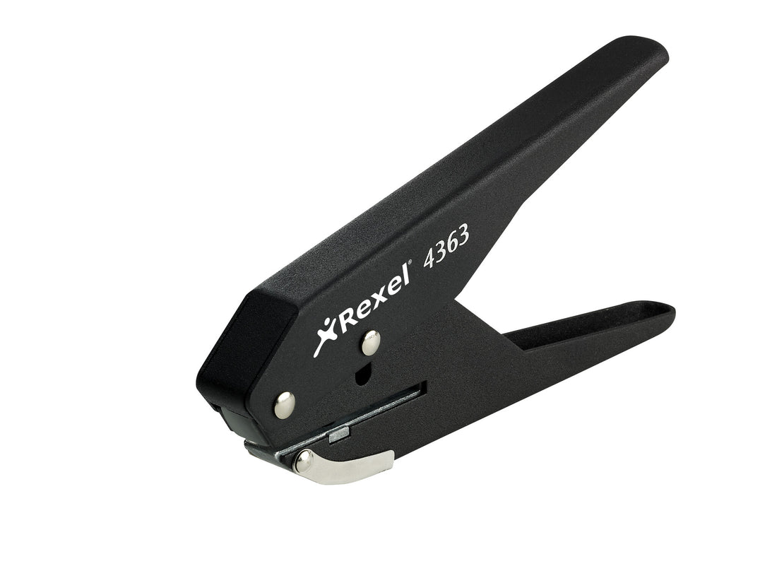 Rexel S120 Single Hole Plier Punch Black - image 2
