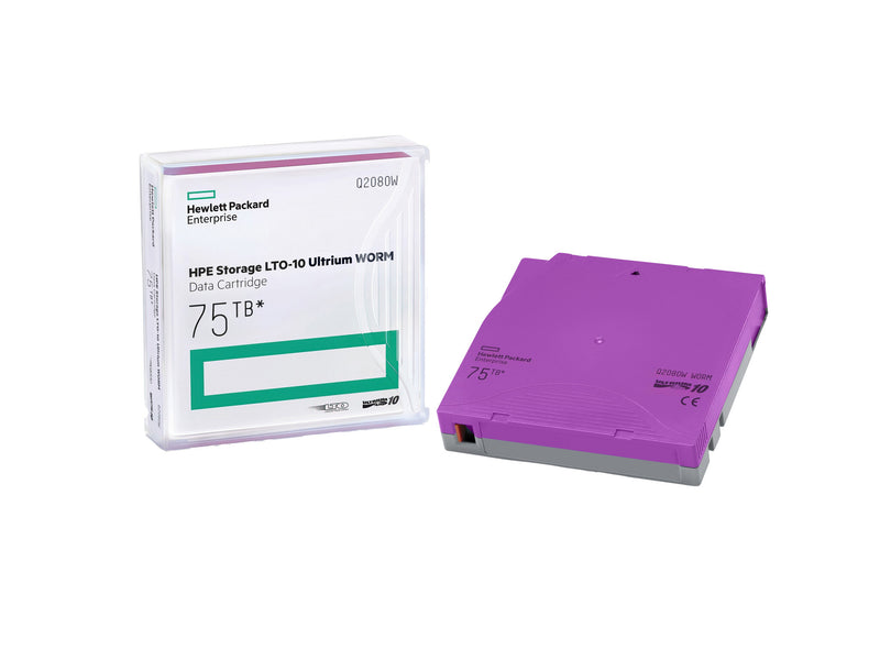 HPE Storage LTO-10 Ultrium 75TB WORM Data Cartridge