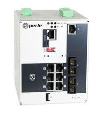 Perle IDS-509F2PP6-T2MD2-XT Managed Gigabit Ethernet (10/100/1000) Power over Ethernet (PoE) White