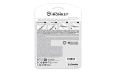 Kingston Technology IronKey 256GB USB-C Keypad 200C, FIPS 140-3 Lvl 3 (Pending) AES-256