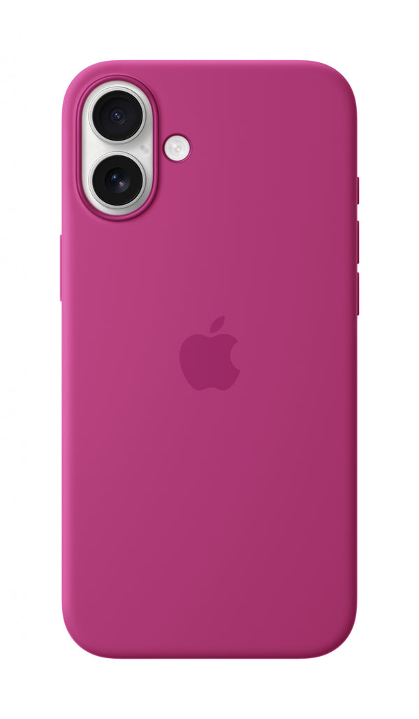 Apple iPhone 16 Plus Silicone Case with MagSafe - Fuchsia