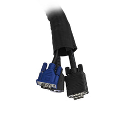 StarTech.com 6.5' (2m) Cable Management Sleeve - Flexible Coiled Cable Wrap - 1.0-1.5