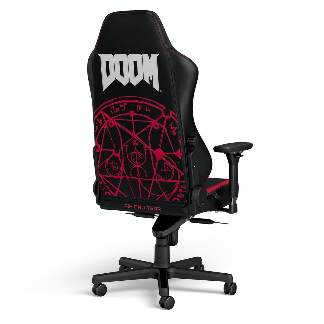 noblechairs HERO Gaming Chair - DOOM Edition - Black/Red - image 4