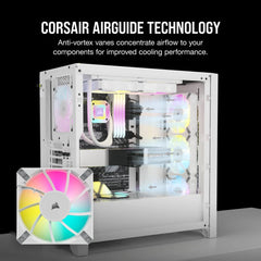 Corsair iCUE AF120 RGB ELITE 120 mm PWM Fan - White