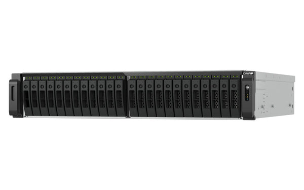 QNAP TS-H3077AFU-R7-64G NAS/storage server Rack (2U) AMD Ryzen™ 5 64 GB DDR5 0 TB QuTS hero Black, Metallic