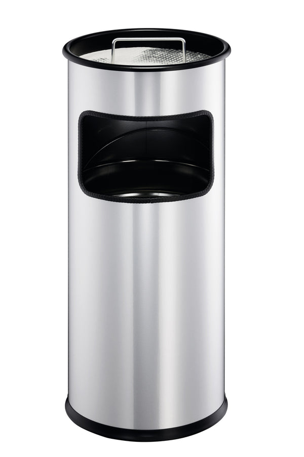 Durable 333023 trash can 17 L Round Metal Silver