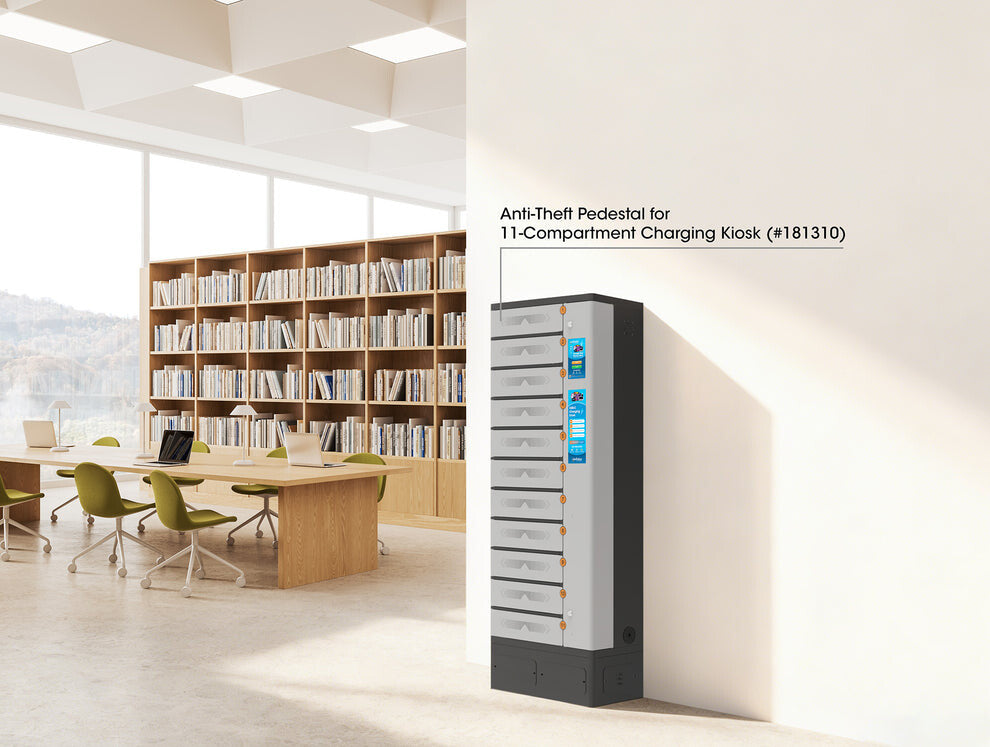 Manhattan Anti-Theft Pedestal for 11-Compartment Charging Kiosk (#181310) - image 2