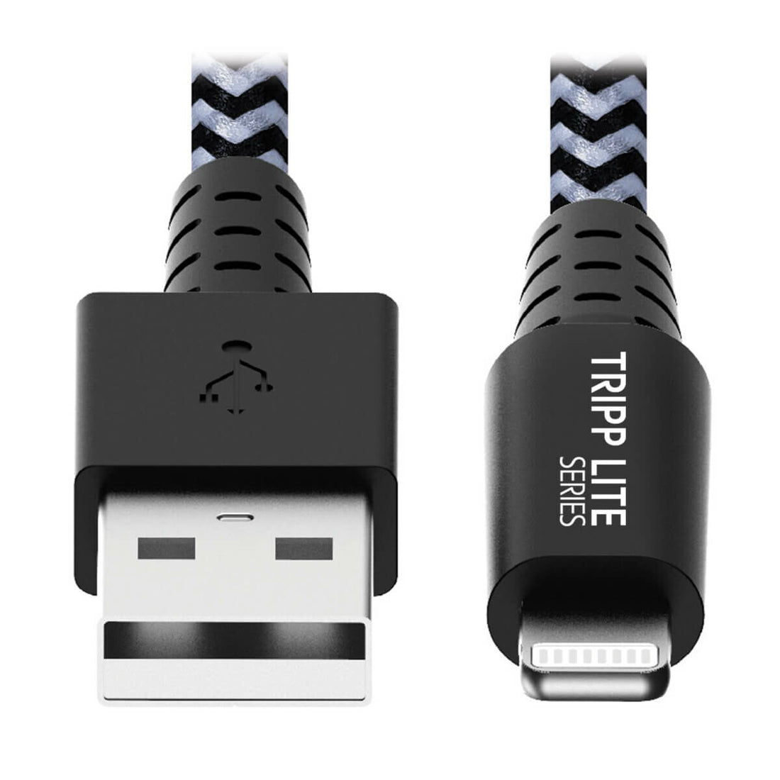 Tripp Lite M100-010-HD Heavy-Duty USB-A to Lightning Sync/Charge Cable, MFi Certified - M/M, USB 2.0, 10 ft. (3.05 m)