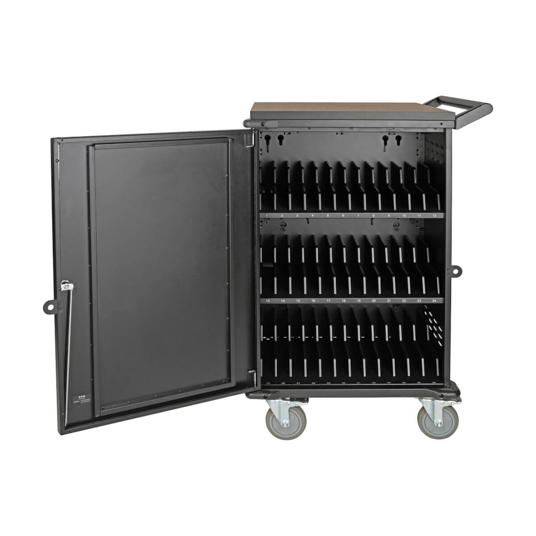 Eaton CSCXB36AC Multi-Device Charging Cart, 36 AC Outlets, Chromebooks and Laptops, 230V, BS 1363, Black - image 8