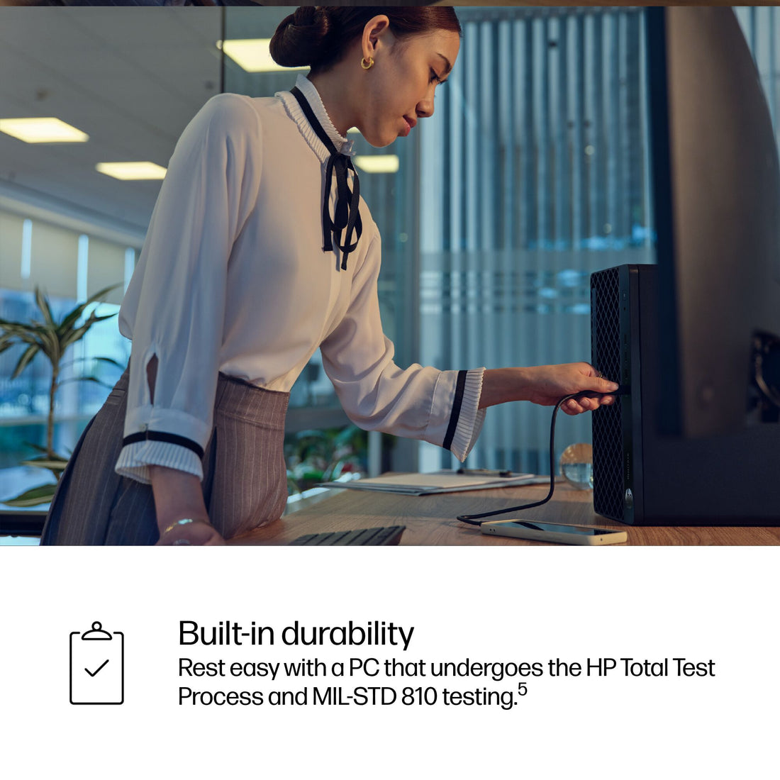 HP ProDesk 4 Tower G1i Desktop AI PC Intel Core Ultra 5 225 32 GB DDR5-SDRAM 1 TB SSD Windows 11 Pro Black - image 6