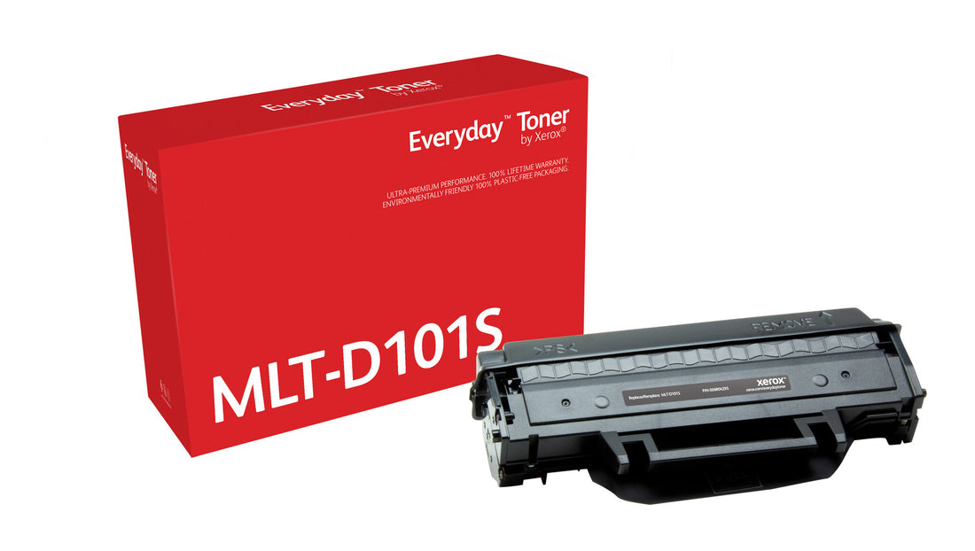 Everyday Black Toner by Xerox compatible with Samsung MLT-D101S, Standard capacity