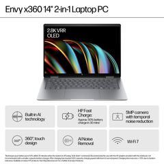 HP ENVY x360 2-in-1 Laptop 14-fc0007na Intel Core Ultra 5 125U Hybrid (2-in-1) 35.6 cm (14