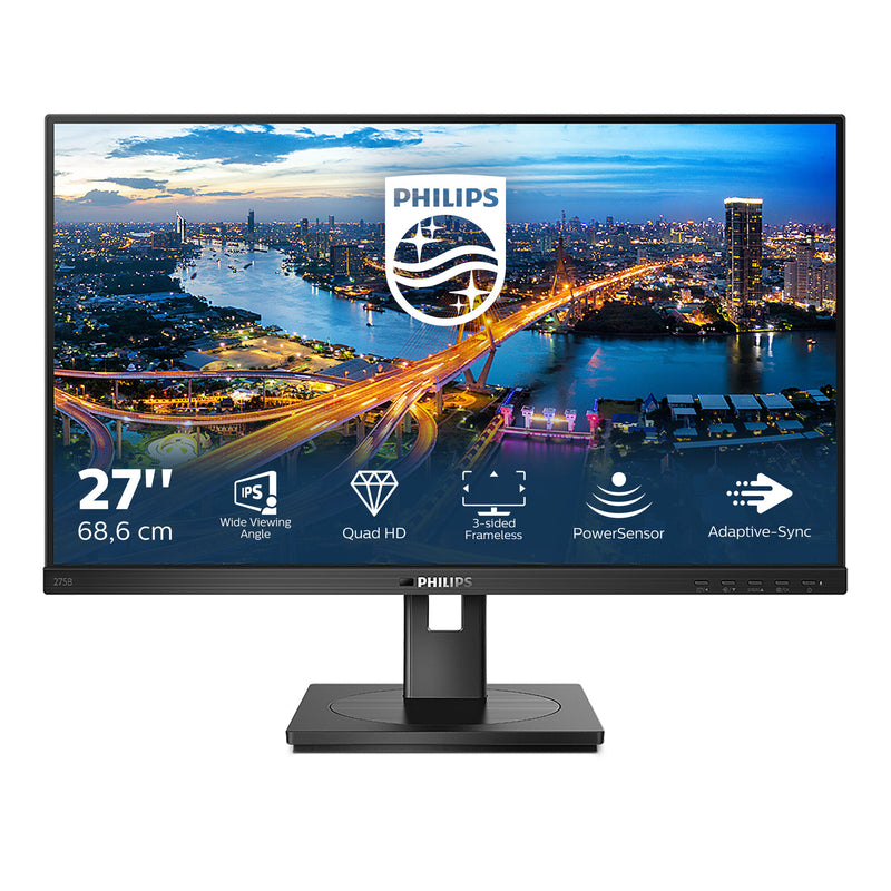 Philips B Line 275B1/00 computer monitor 68.6 cm (27") 2560 x 1440 pixels 2K Ultra HD LCD Black