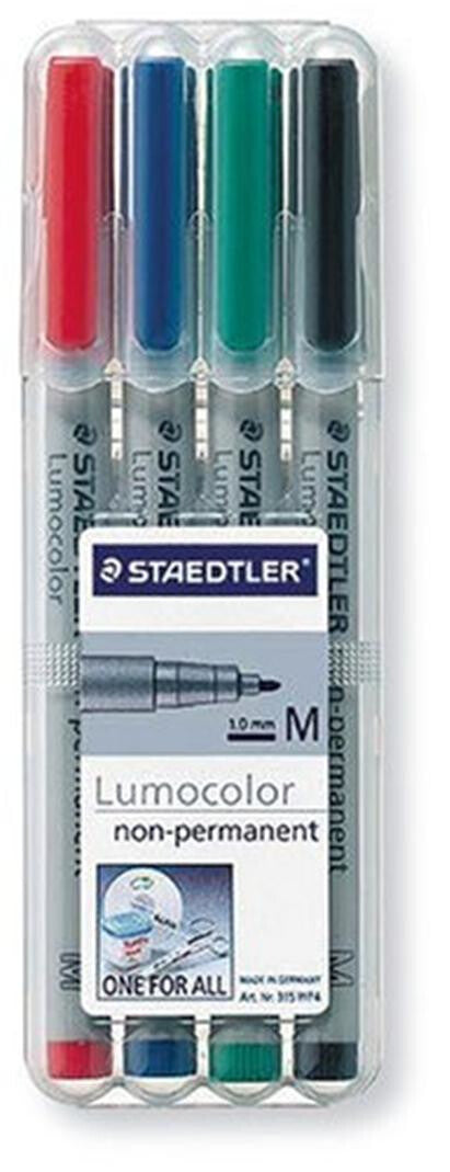 Staedtler 315 WP4 marker 1 pc(s) Black, Blue, Green, Red